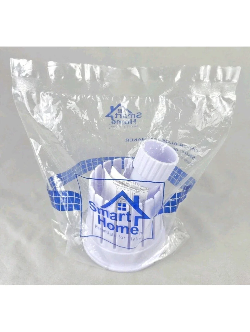 Onion Blossom Maker Tool Blooming Fried Onion Cutter Slicer Guide White SEALED